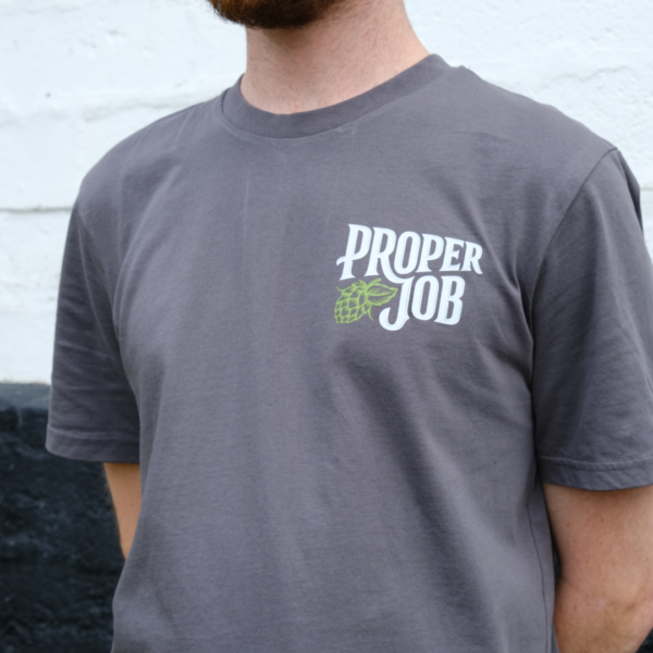 Grey Proper Job t-shirt